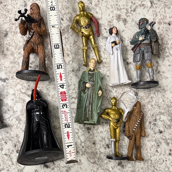 Star Wars Action Figures Set - Black, White, Brown - Picture 4 of 9